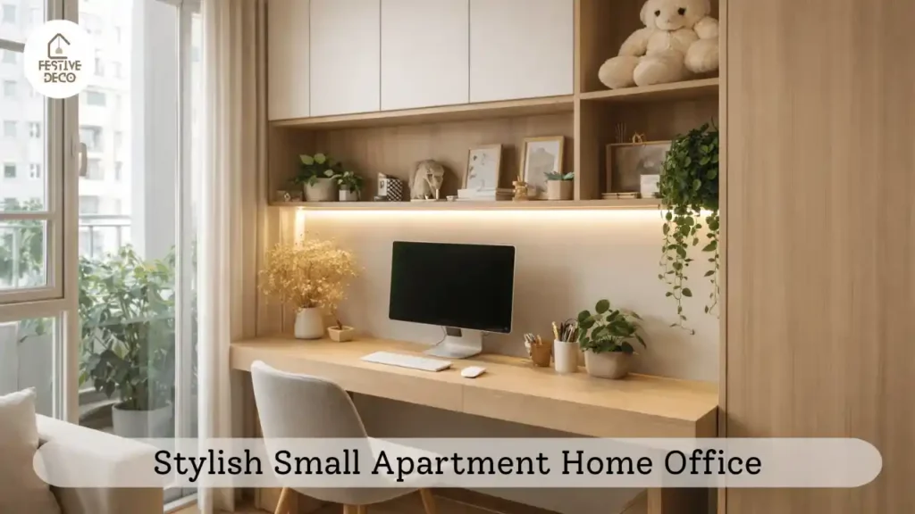 Stylish Small Apartment Home Office