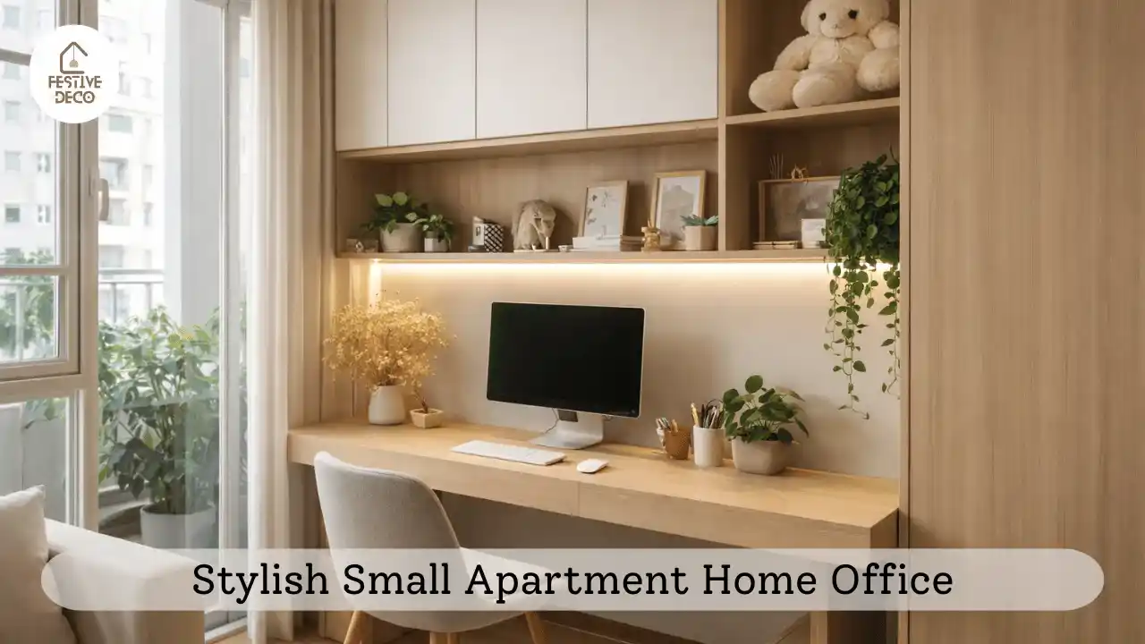 Stylish Small Apartment Home Office